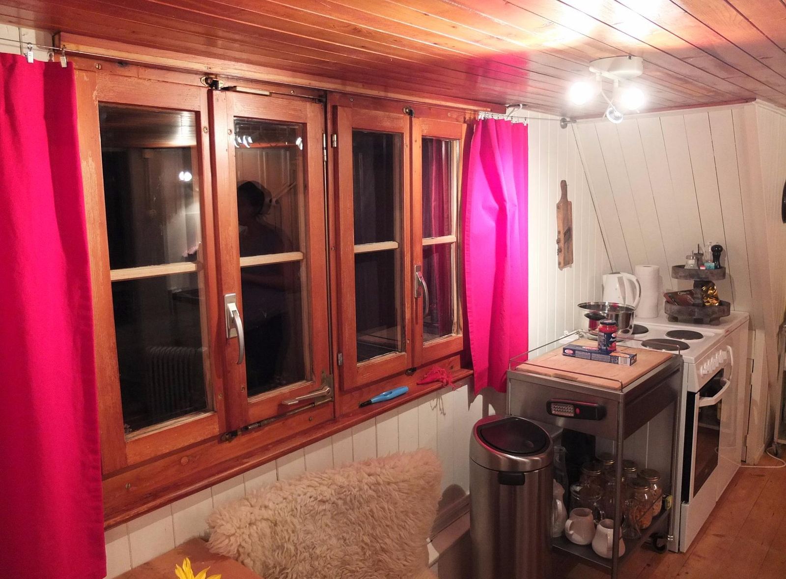 Kitchen at Chalet Aelpli